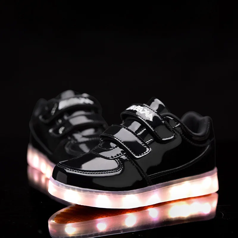 

Children LED Light Shoes Kids Fashion Usb Rechargeable Luminous Shoes Boys Girls Brand New Flashing Sports Shoes