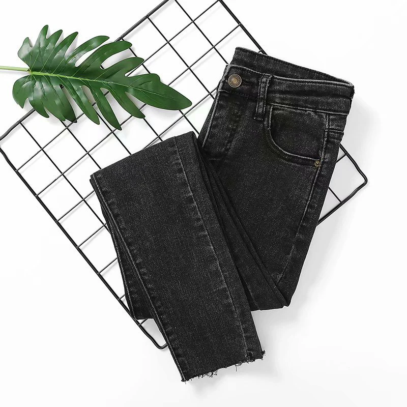 GOPLUS Autumn Winter Skinny Jeans Women Stretch High Waist Ankle Length Fashion Pencil Pants Denim Boyfriend Jeans Female C6628