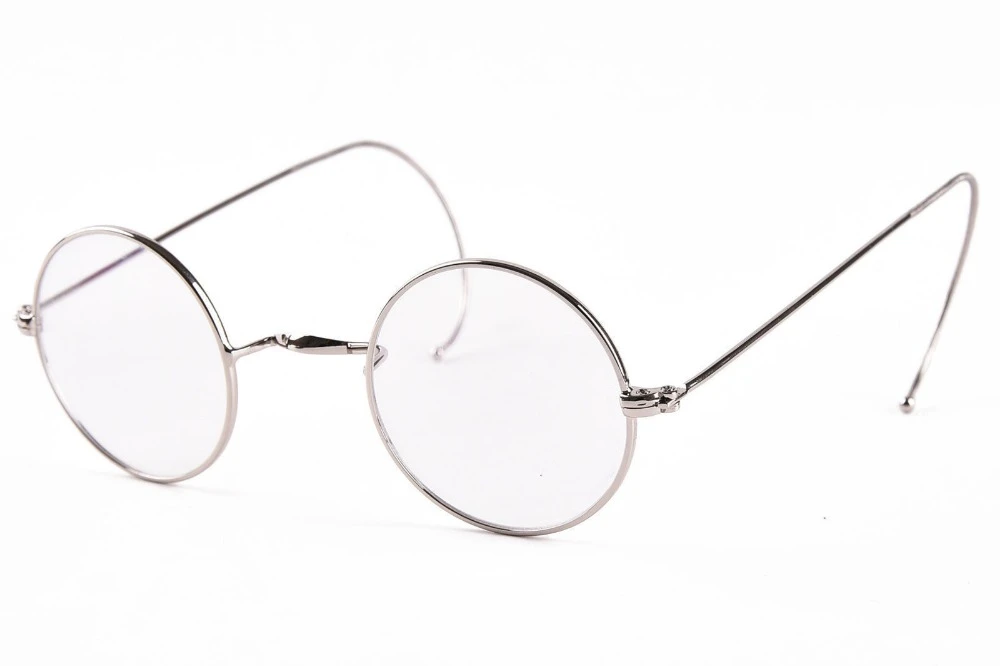 Gafas redondas de alambre antiguo para hombre mujer, marco de anteojos recetados, los hombres gafas de Marcos| - AliExpress