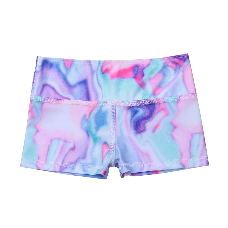 Kids Girls Boy-cut High Waist Dance Shorts Bottoms Ballet Dancewear Class for Sports Workout Gymnastics Leotard Dance Shorts