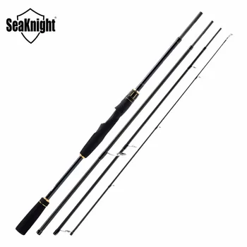 

CETRO Carbon Fiber Spinning Fishing Rod With Lures 2.1 M / 2.4 M 4 Sections M Lure Rod 10-30g of Travel Rod Fishing Lure