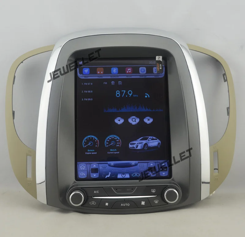 Sale 10.4" tesla style vertical screen Octa core Android 8.1 Car stereo GPS navigation for Buick Lacrosse 2010-2013 4