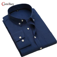 Brand Clothing Мужские Бизнес Рубашки Тонкий С Длинным Рукавом Мужчины Рубашки блузка блузки Вскользь Camisa Социальной Masculina Мужские Рубашки Плюс Размер Сорочка Homme рубашка мужская платье рубашка мужская одежда