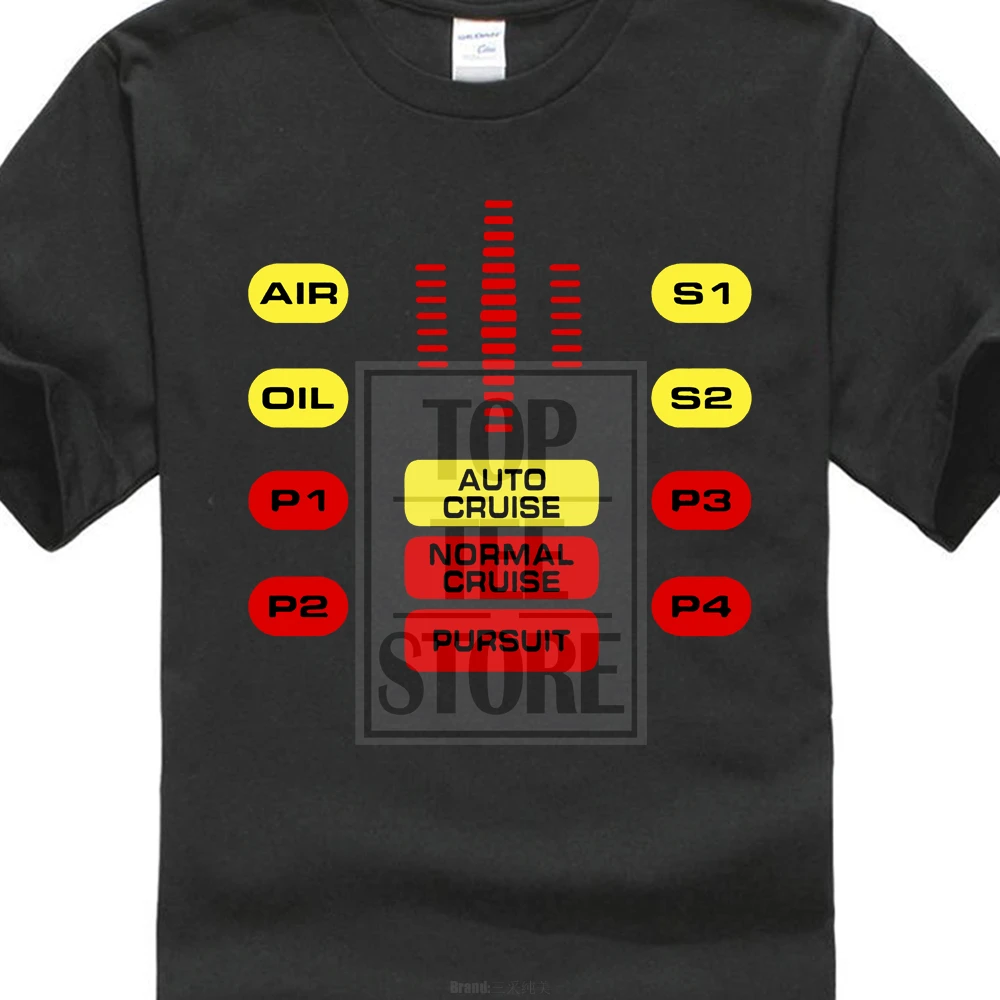 Knight Rider T-Shirt KITT Control Panel Mens Funny David Hasselhoff The Hoff