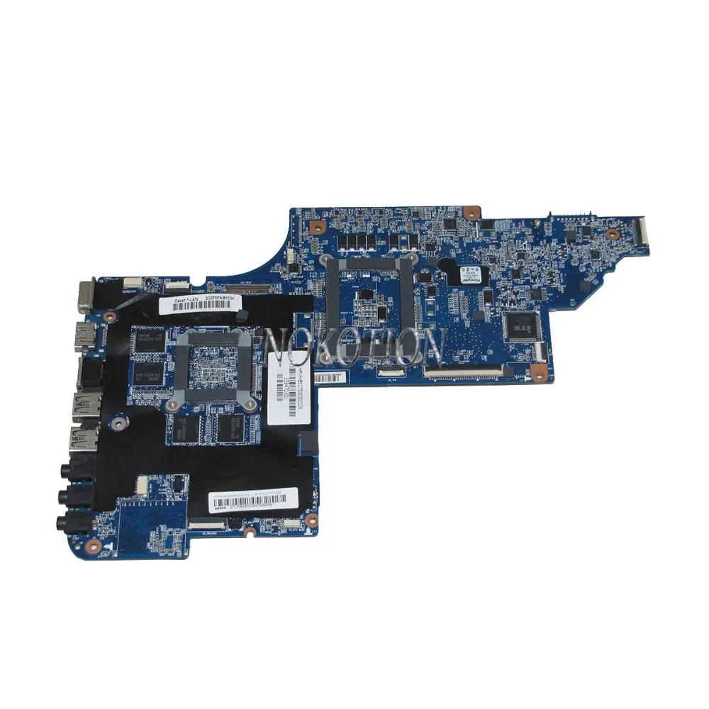 Nokotion 659095-001 اللوحة لابتوب hp dv7-6000 hm65 ddr3 hd 6770 متر الرسومات اللوحة اختباره بالكامل
