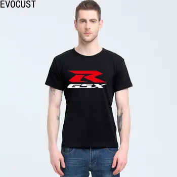 

GSX RED R SUZUKI MOTOCYCLE short sleeve T-shirt Top Lycra Cotton Men T shirt New DIY Style