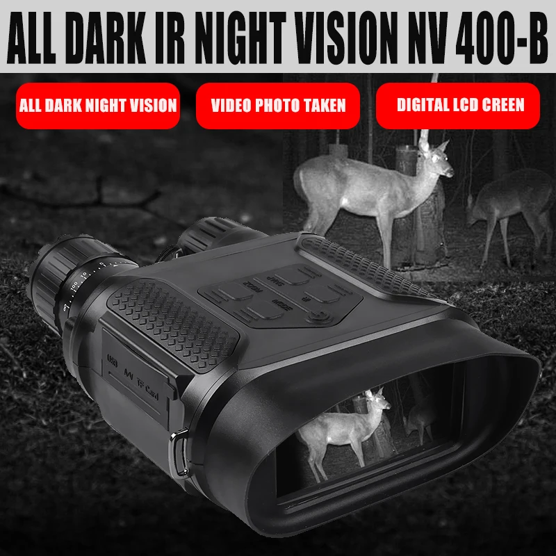 NV400 Digital Night Vision BINOCULAR IR LED Night Hunting