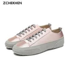 Silk Satin Suede Leather Lace-up Casual Walking Shoes White Shoe Restoring Ancient Flat Female Students Pink White