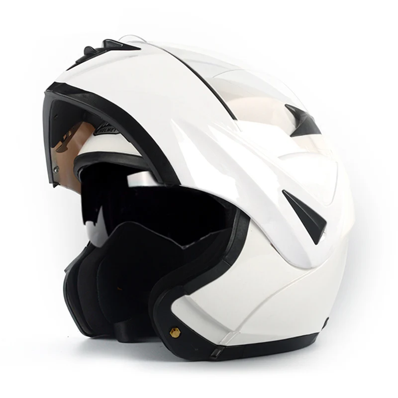 Добродетель флип гоночный шлем модульный с двойными линзами мотоциклетный шлем полный безопасный шлем Casco мотоциклетный шлем s m l xl - Цвет: 3