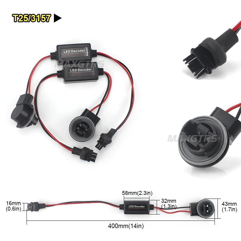 2X T10 W5W 1156 1157 BAY15D/P21/5W Предупреждение ждающий безошибочный подавитель резистор с