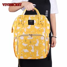 VIVISECRET сумка для подгузников с принтом для беременных, рюкзак, детские сумки для мам, многофункциональные подгузники для кормления, водонепроницаемая сумка для мам