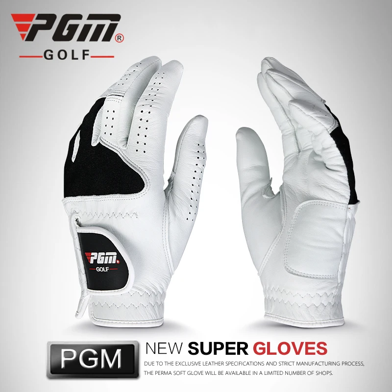 New Brand Genuine Leather Golf Gloves Men Soft Sheepskin High Quality