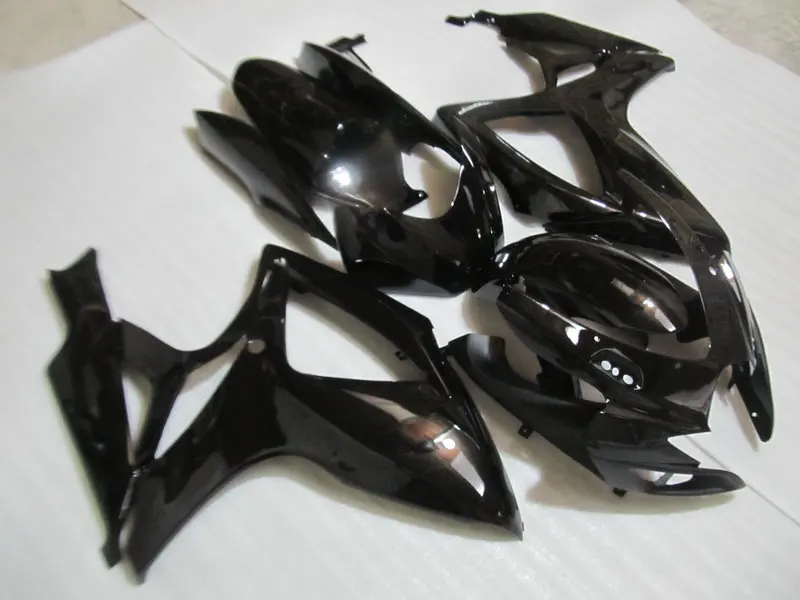 

Motorcycle Fairing Kit for SUZUKI GSXR 600 750 K6 06 07 GSXR600 GSXR750 2006 2007 ABS All gloss black Fairings set+7gifts SD44