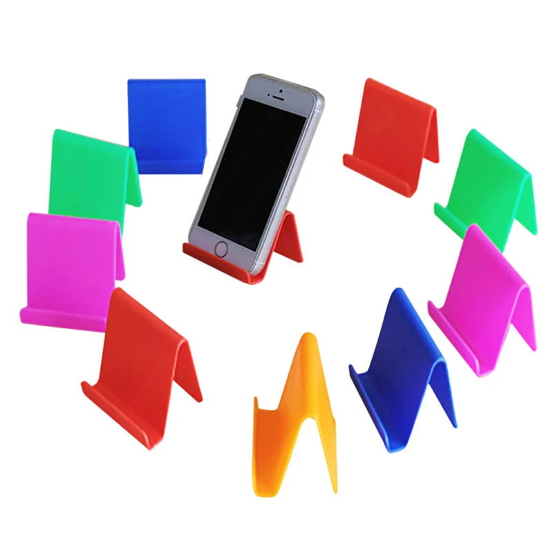 Dropping Wholesales Portable Plastic Tabletop Fixed Universal Cell Phone Holder font b Tablet b font Stand
