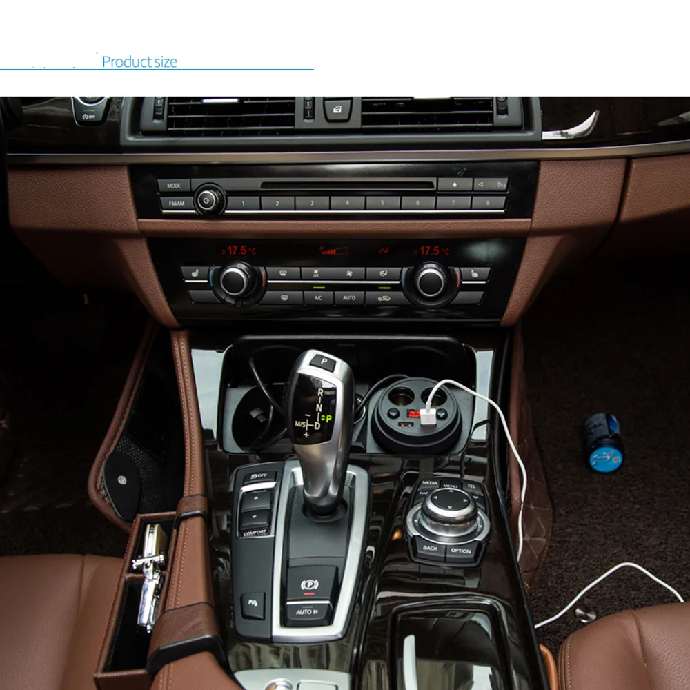 Устройство для автомобиля с двумя портами USB Зарядное устройство 12 V/24 V