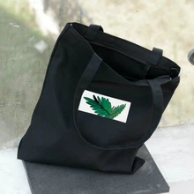 Новое поступление, модные женские Простые повседневные холщовые сумки с растениями для студентов и школьников, сумки для покупок, сумки через плечо