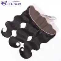 BEAUDIVA Hair Lace Frontal Closure Brazilian Hair Body Wave 13x4 Free Part Human Hair Closure With Baby Hair Natural Color 8"-20