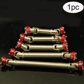 

1PC Model Climbing Car Parts Aperture 5mm Stainless Steel Spline Flange Drive/Rotating Shaft+Universal Joint Kit Length 45-130mm