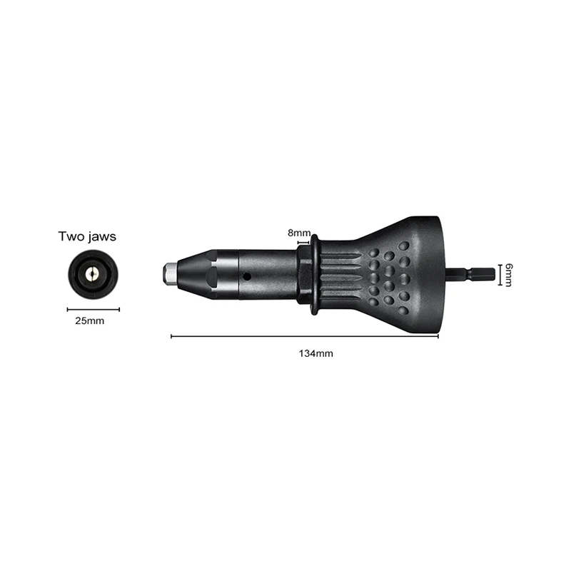 DEKO Classic model power drill Nut Gun Riveting Tool Cordless Riveting Drill Adaptor Insert Nut Tool Riveting Drill Adapter