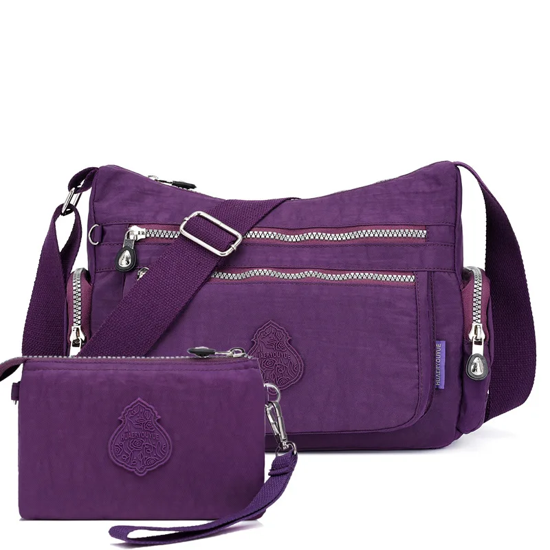 

New Nylon Bag 2019 Single Shoulder Fabric Bag Slant Lady Bag Waterproof Portable Mom Bag