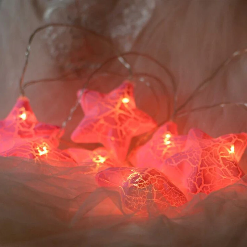 Christmas Decorations For Home Lights Outdoor Led Star String Holiday Lighting Led Fairy Lights Garland Christmas Lights Indoor led lights love cotton guirlande lumineuse outdoor garland lights fairy lights christmas decoration garland adornos de navidad