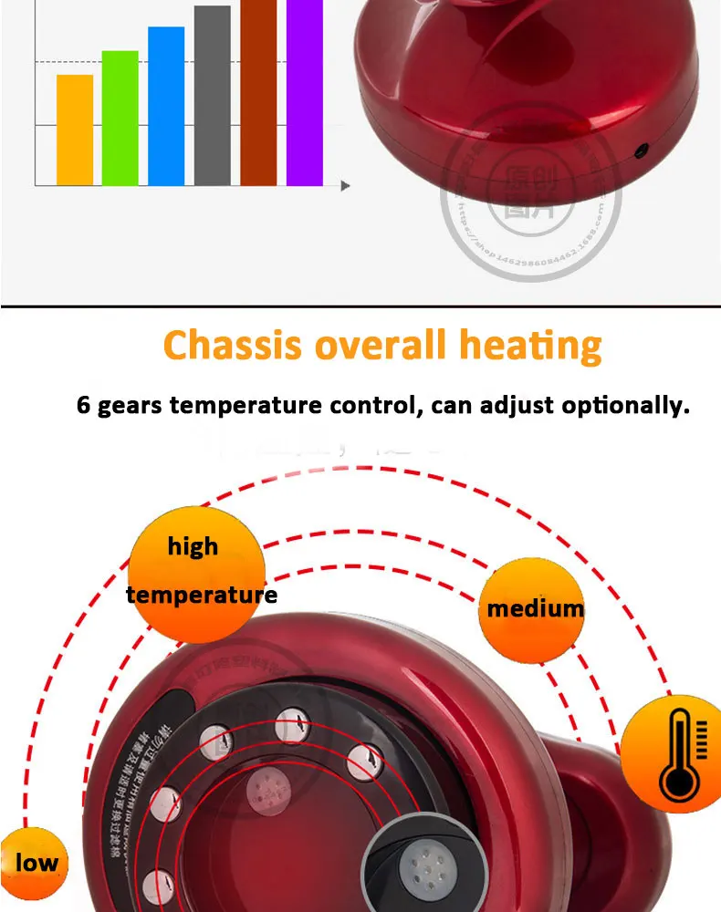 Электрический баночный стимулятор акупунктурный массажер для похудения Массаж скребком гуаша тепловой массаж отрицательное давление акупунктурная терапия