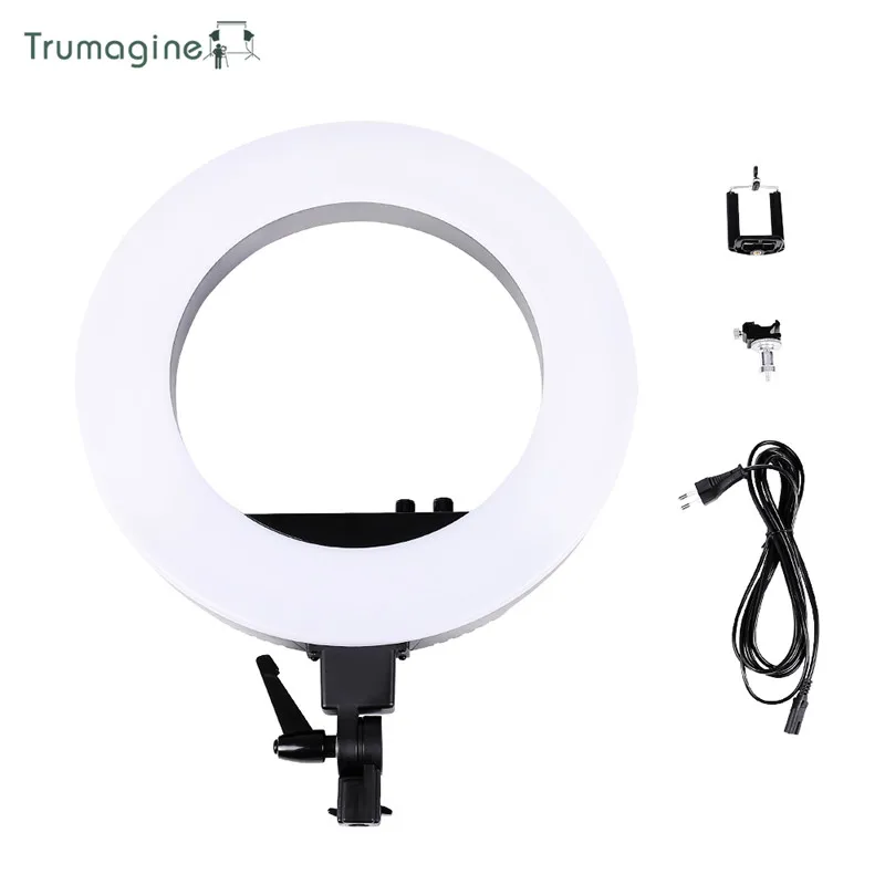 TRUMAGINE 18 дюймовый светодиодный кольцевой светильник для фотостудии кольцевой светильник, цифровая лампа 55 Вт 5500K 240 В