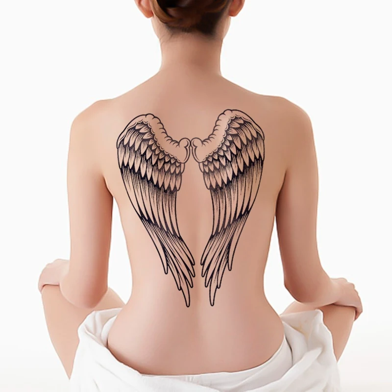 Крылья Ангела рук ног Body Art водонепроницаемый временные татуировки наклейки