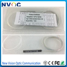 10 шт./лот, 1x8 мини волоконно-оптический ПЛК сплиттер без разъема, GPON FTTH 0,9 мм свободная стальная трубка, 1 м, 1x8 мини волоконно-оптический ПЛК