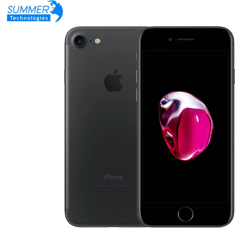 Отпечаток пальца 12MP оригинальный Apple мобильный телефон iphone 7 четырехъядерный 2 Гб ram 32/128 ГБ/256 ГБ IOS touch ID LTE 12.0MP iphone 7 Apple