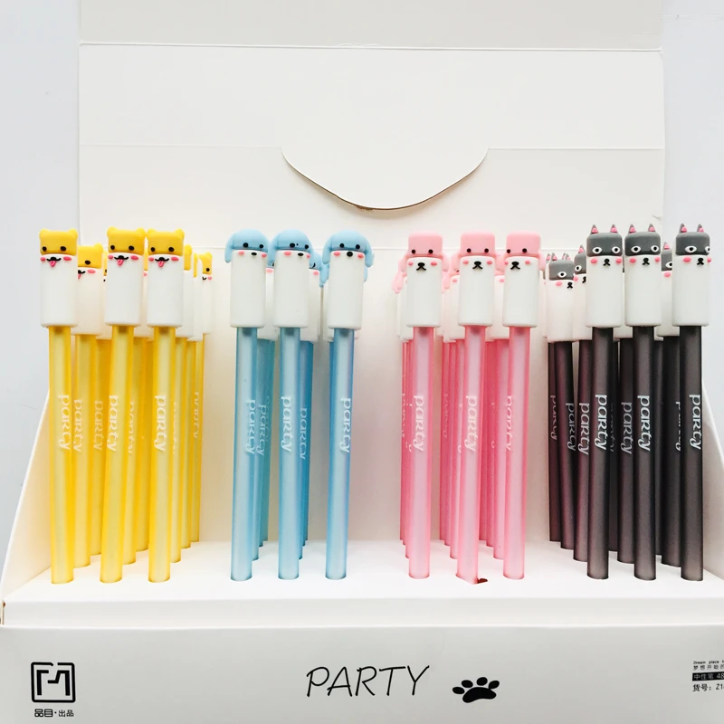 2pcs Cute Cat 0.5mm Gel Pen Black Ink Writing Pens Kawaii Stationery Kids Gifts 2pcs Cute Cat 0.5mm Gel Pen Black Ink Writing Pens Kawaii Stationery Kids Gifts