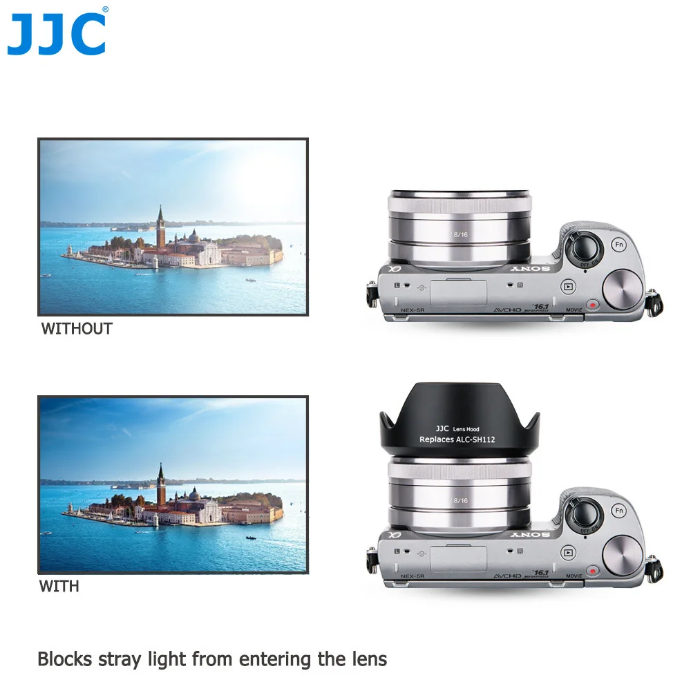JJC байонетная бленда объектива 49 мм для Sony E 18 55 f/3 5 6 OSS/E 16 f/2 8/E 35 f/1 8 OSS/FE 28 f/ 2