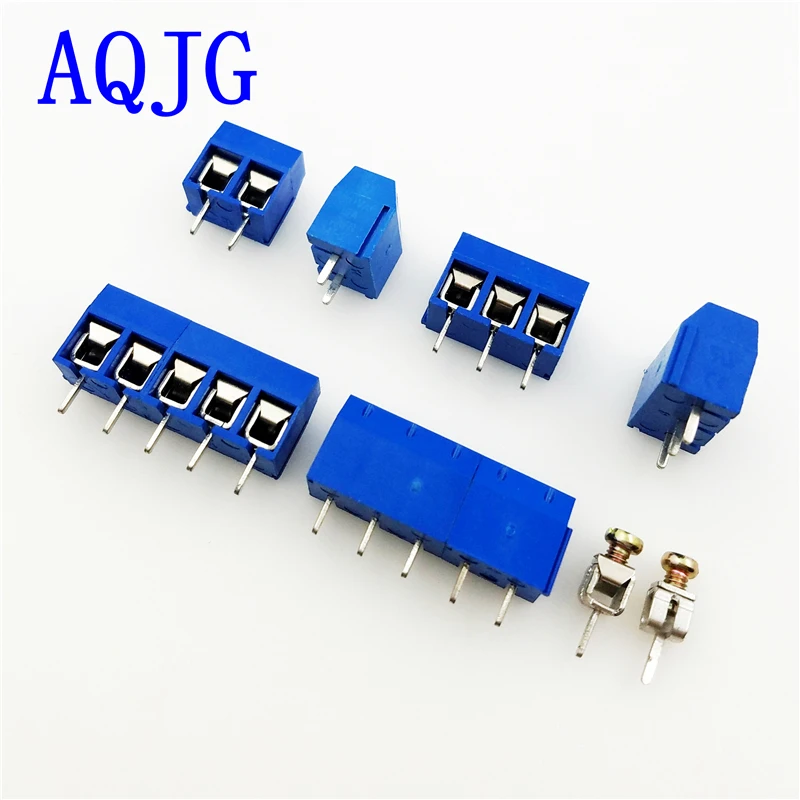 100 шт. 2pin 3pin PCB винт Teminal Block 306-5.0-2P KF306 5 0 мм Шаг Клеммная колодка вставной винтовой