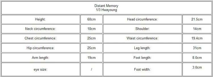 Новое поступление BJD SD 1/3 кукла DistantMemory Hwayoung подарок на день рождения Бесплатные глазные шары Модный магазин