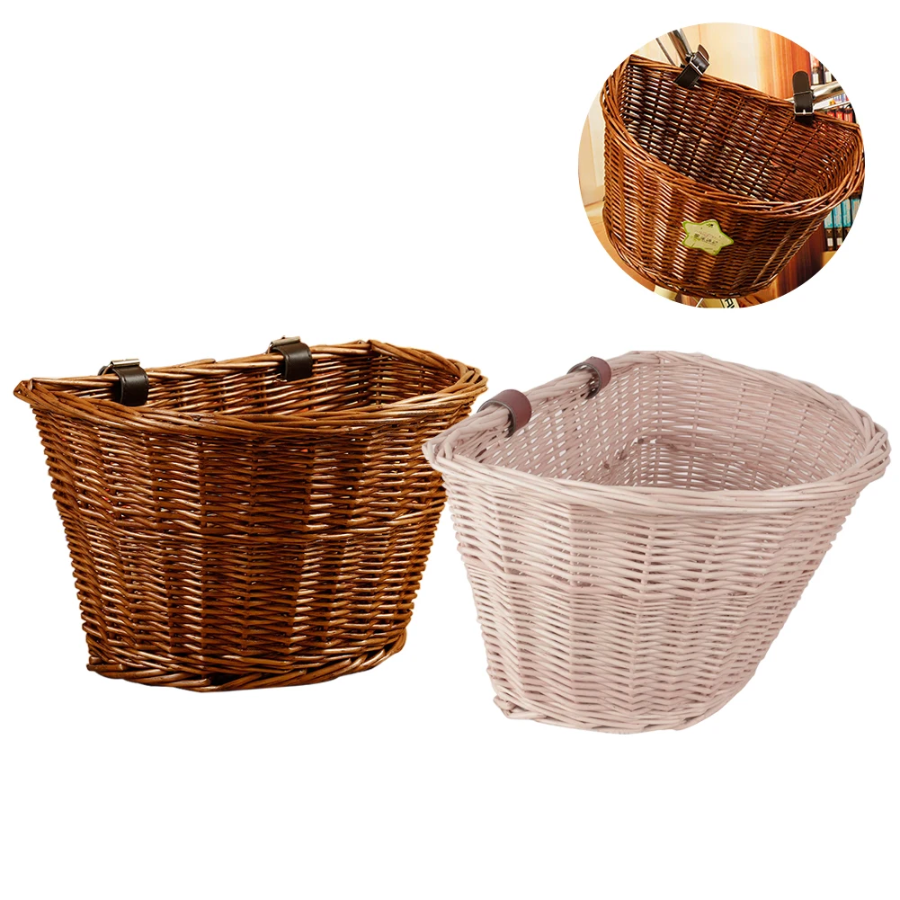 Wicker Bicycle Basket