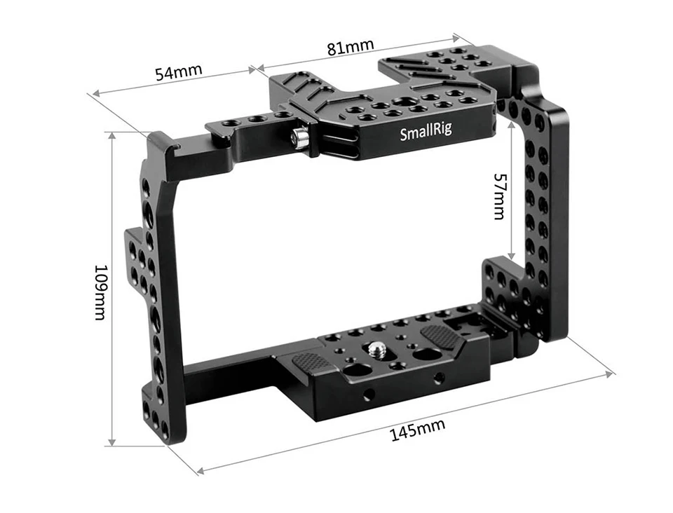 Клетка для камеры SmallRig A7M2 из алюминиевого сплава для камеры SONY A7II/A7RII/A7SII с креплением для холодного башмака-1660