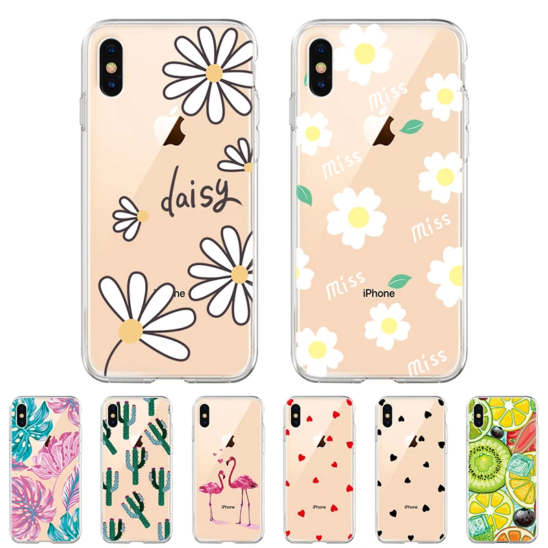 

Couple Gift Silicone Case For iPhone X XS XS MAX XR 8 7 6 6s Plus 5 5s SE Protective Cover For iPhone X Soft Pattern Coque Capa