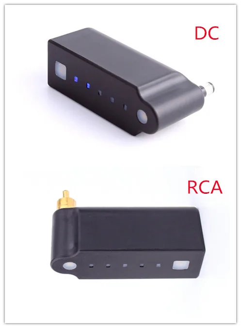 Mini Wireless Tattoo Power Supply 2Styles DC/RCA Inputs Power Bank For Tattoo Pen Machine 1PCS