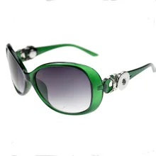 Orologio Uomo, зеленые пластиковые солнцезащитные очки, женские модные ретро очки 18 мм на кнопках, солнцезащитные очки, очки одного направления IB030