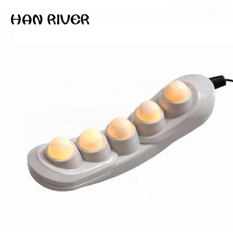 Health care 5balls Natural Jade handhold Project heater POP RELAX PR-P05 Jade Far infrared Heating Therapy Massage device