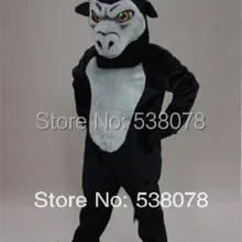 Черный Fierce маскарадный костюм быка ростовой костюм мультяшный персонаж костюм маскота костюм кунг-фу панды Карнавальный костюм для вечеринок SW672
