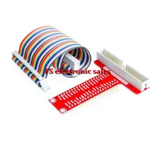 Raspberry Pi 3&Raspberry Pi 2 Model B T cobbler, expansion DIY kit (40Pin GPIO cable + GPIO T-adapter plate)