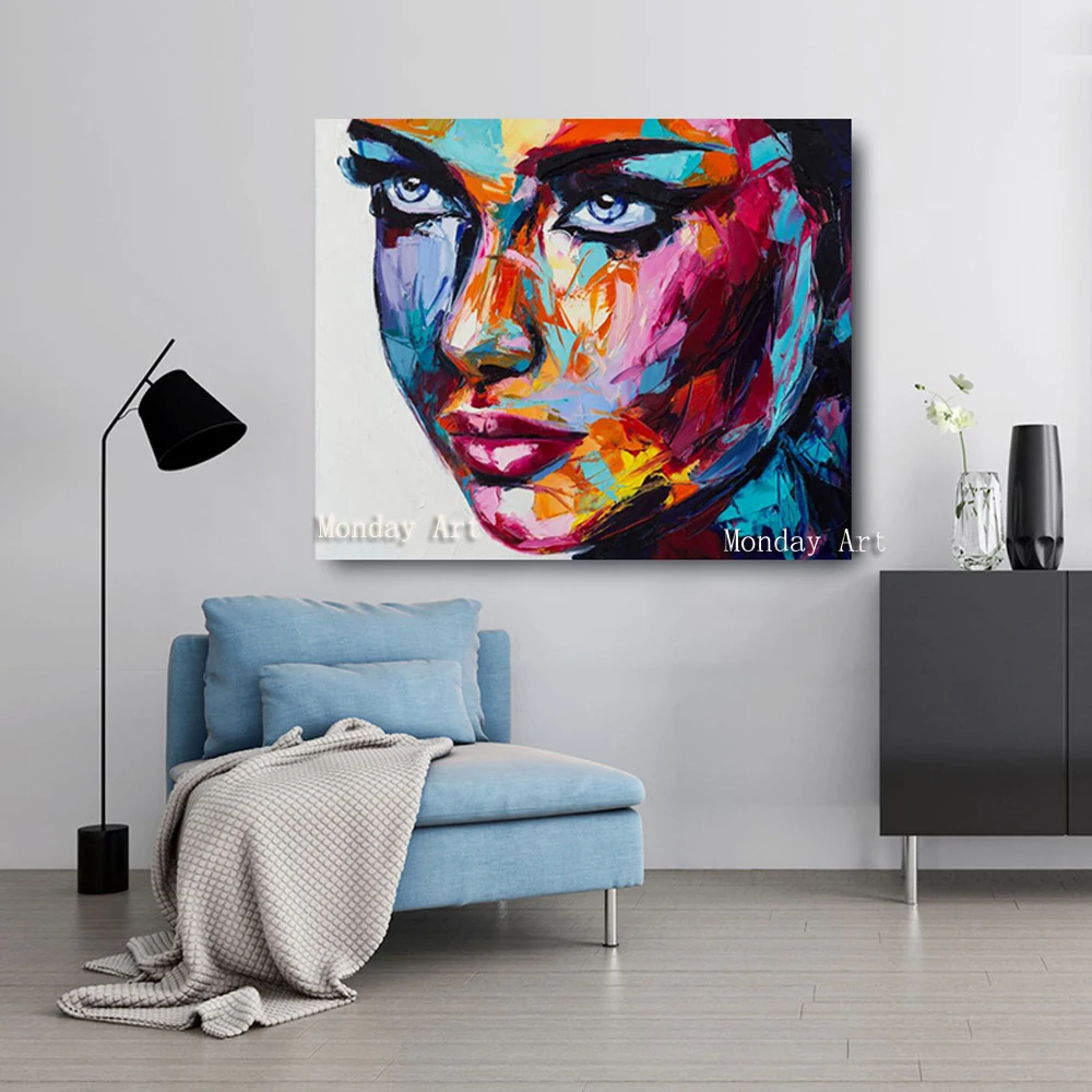 GG Embelish-Large-Size-Fantasy-Woman-Face-HD-Print-Canvas-Oil-Paintings-Modern-Wall-Art-Posters-For (4)