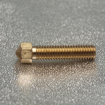 

SWMAKER 3D printer accessory/parts DIY all metal brass all-in-one nozzle 0.3/0.4 mm avaliable M6 threaded for 3mm fliament top