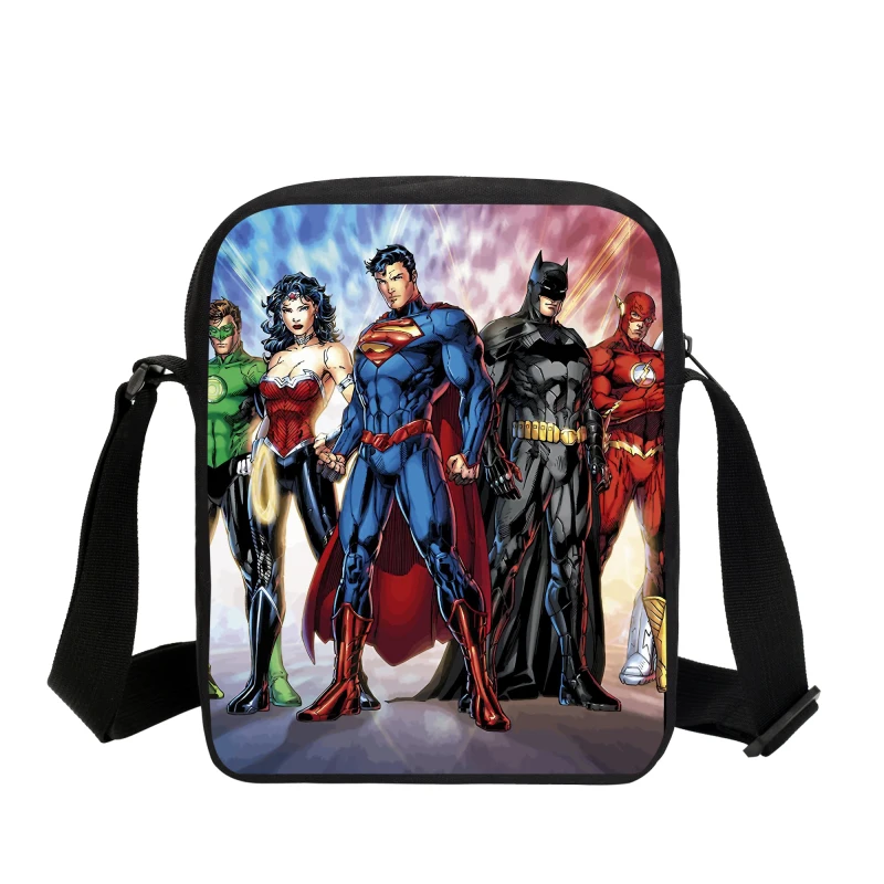 

VEEVANV Batman Prints Boys Messenger Bags Fashion Super Hero Small Handbags Cartoon School Satchel Shoulder Crossbody Purse New