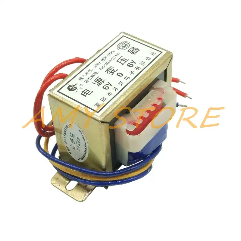 EI57 * 30 AC6V/9 В/12/15/18 V/24 V/30 V/36 V/110 V/220 V 20W EI ферритовый сердечник Вход 220V 380V 50 Гц Вертикальный Электрический Мощность трансформатор - изображение