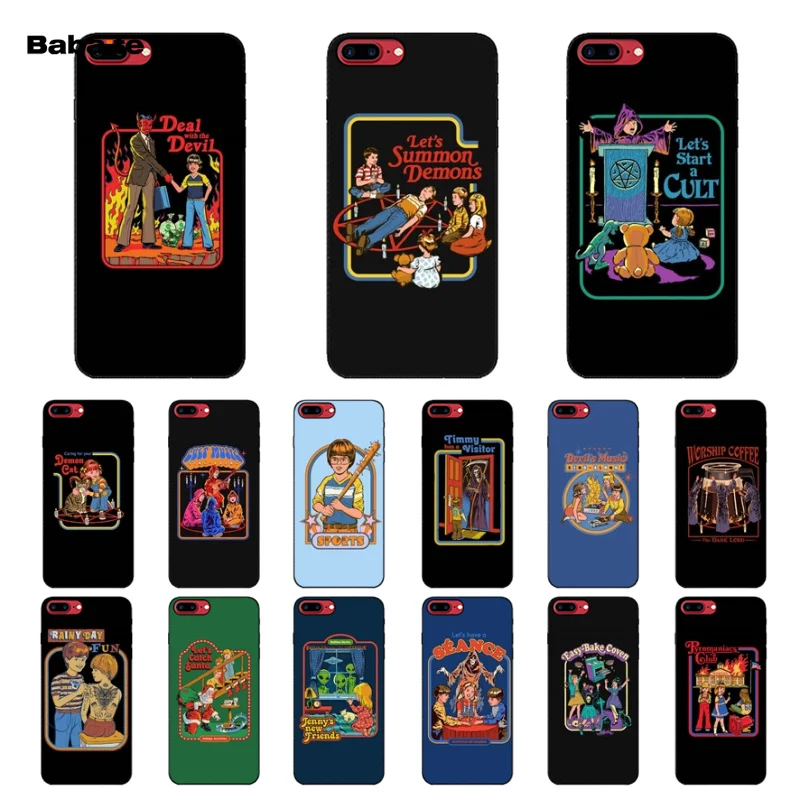 

Babaite LET'S SUMMON DEMONS Lovely Novelty Fundas Phone Case Cover for Apple iPhone 5 5S SE 6 6S Plus 7 8 X XS MAX XR Cover