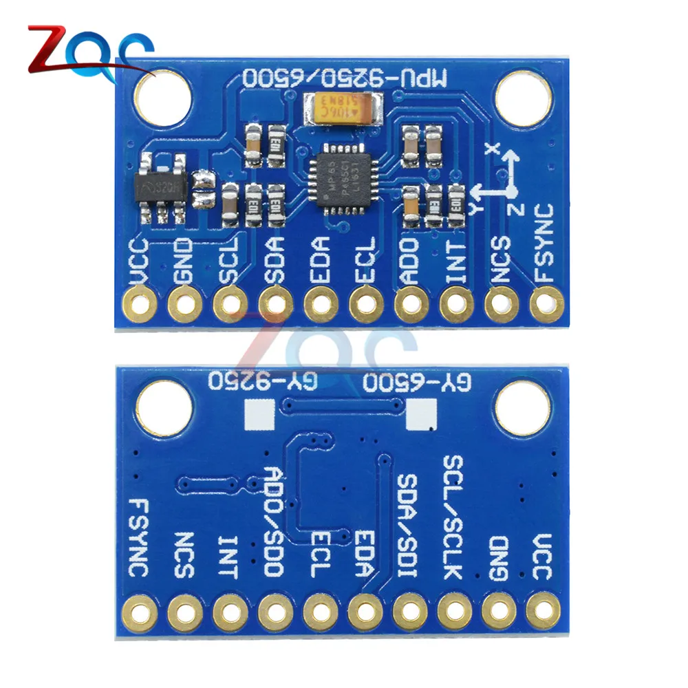 IIC I2C SPI MPU6500 MPU-6500 6-оси гироскопа Акселерометр Сенсор модуль заменить MPU6050 для Arduino с контакты GY-6500