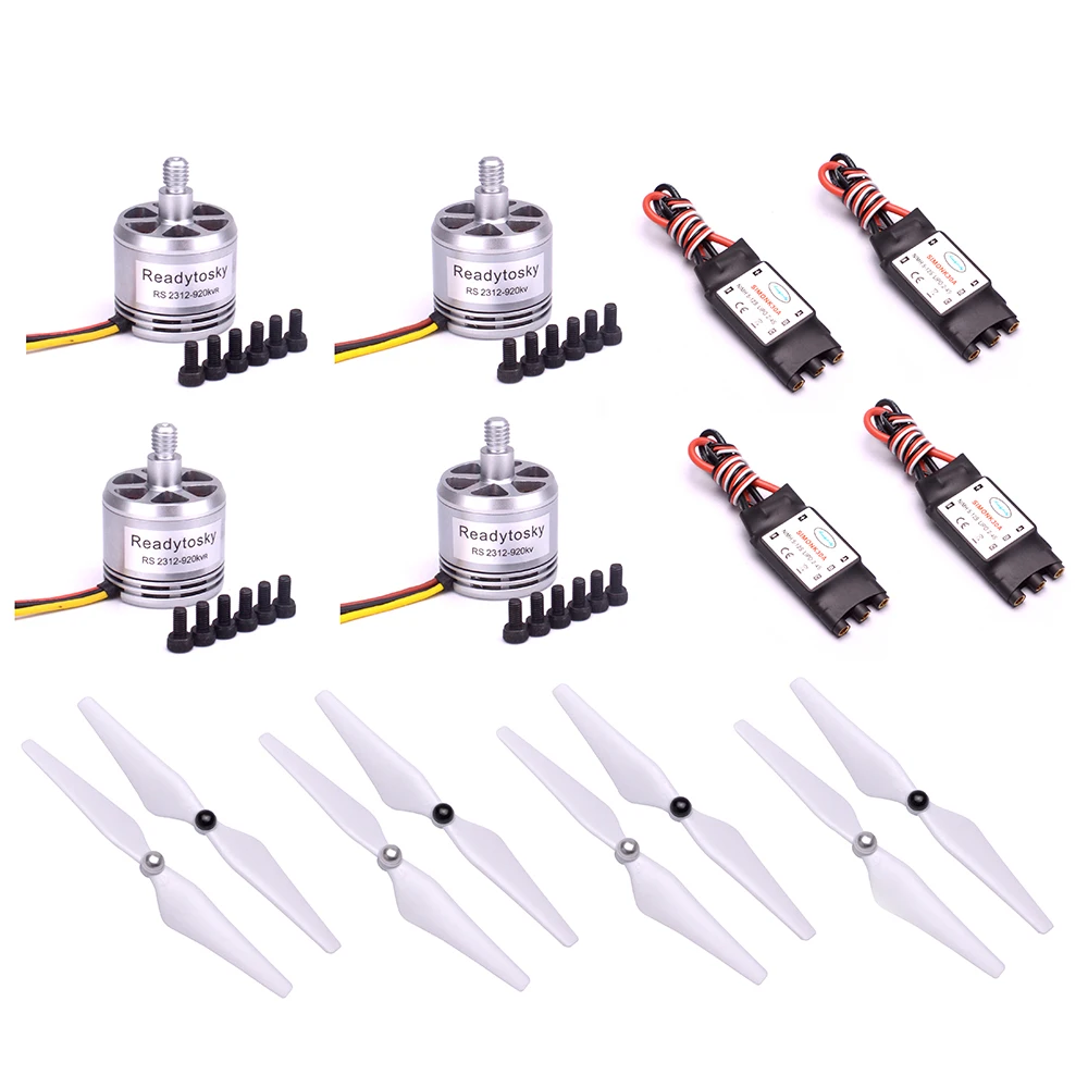 

2312 920kv Brushless Motor 30A Simonk ESC 9450 Propeller for DJI F450 S500 S550 F550 Multi-rotor