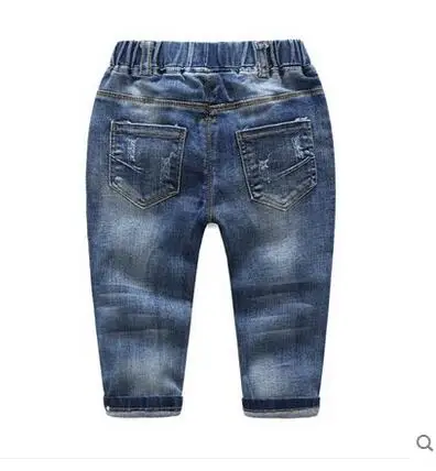 Джинсы для девочек г. Новые весенние брюки Детские эластичные джинсы корейские детские штаны для девочек